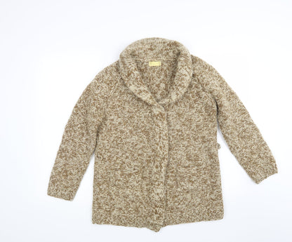 Sherbet Womens Brown  Knit Cardigan Jumper Size M