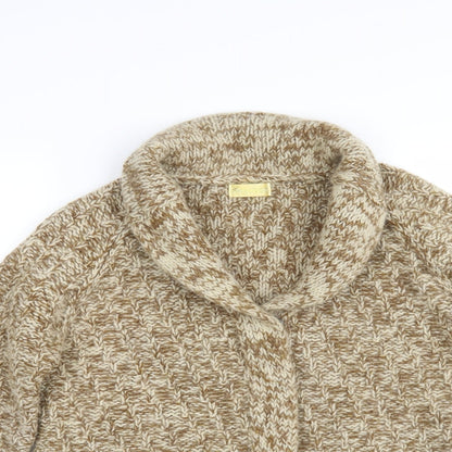 Sherbet Womens Brown  Knit Cardigan Jumper Size M