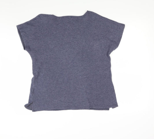 Lakeland Womens Blue  Fleece Basic T-Shirt Size 12