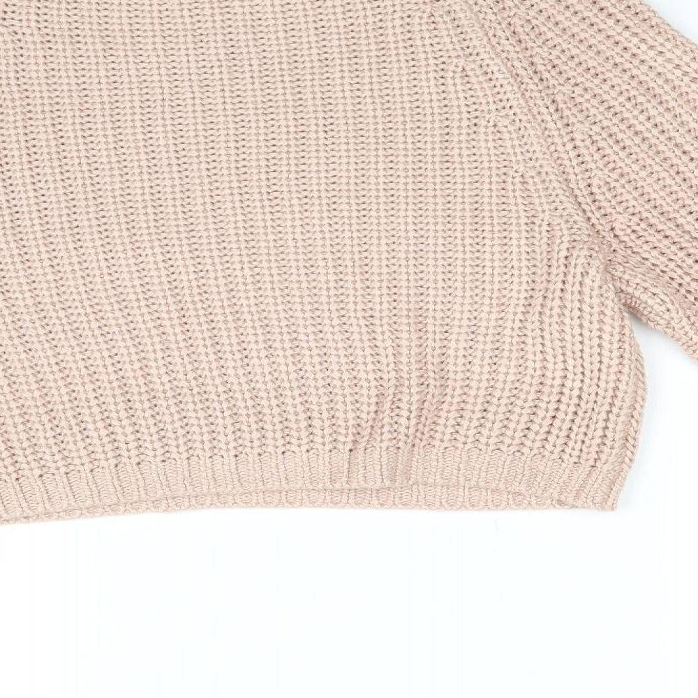 Divided Womens Beige  Knit Pullover Jumper Size XS
