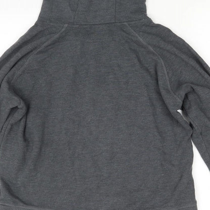NEXT Girls Grey  Jersey Pullover Hoodie Size 12 Years  - Mountain Explorer