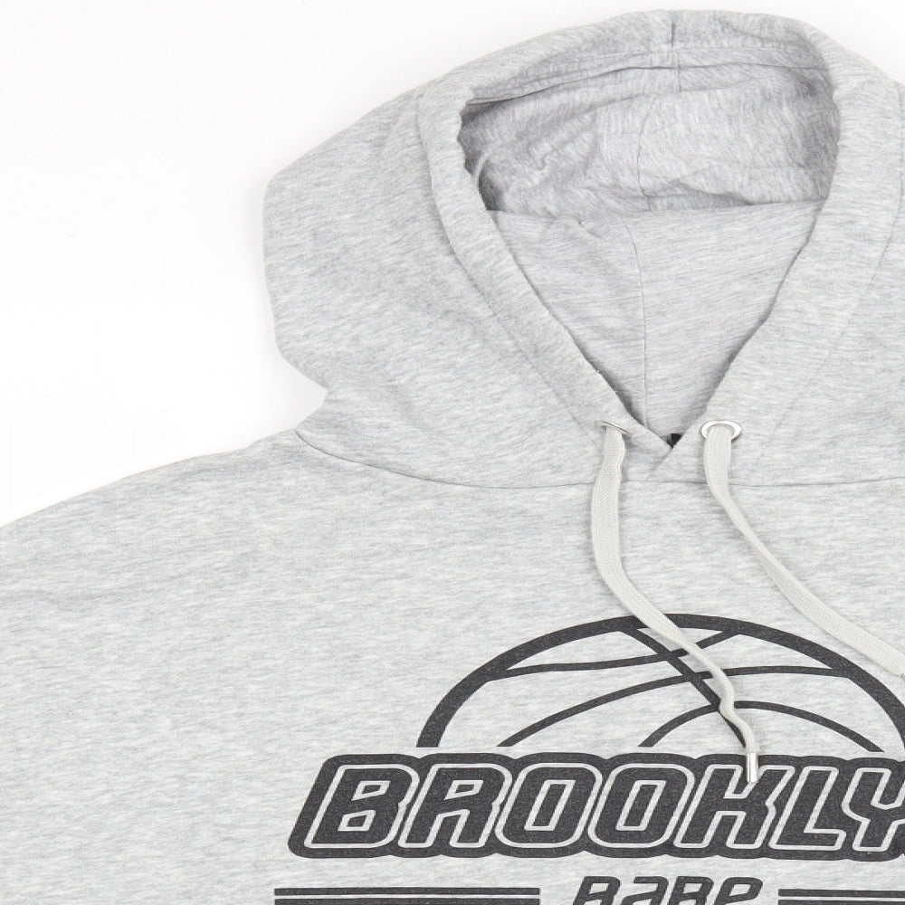 Divided Womens Grey   Pullover Hoodie Size M  - Brooklyn Babe