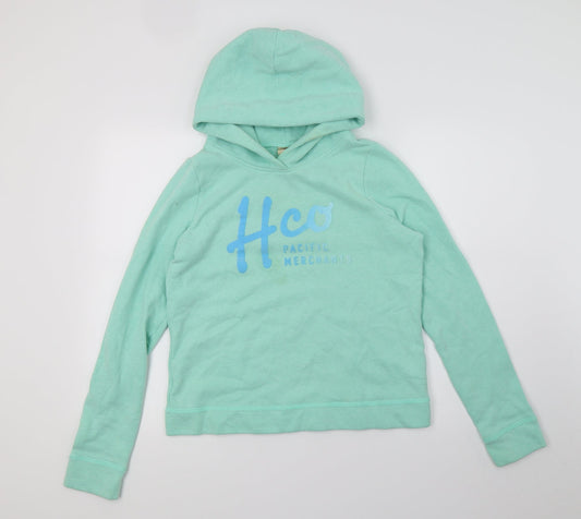 Hollister Womens Green  Jersey Pullover Hoodie Size M  - HCO Pacific merchants