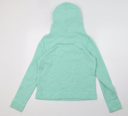 Hollister Womens Green  Jersey Pullover Hoodie Size M  - HCO Pacific merchants