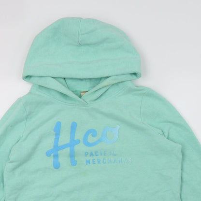 Hollister Womens Green  Jersey Pullover Hoodie Size M  - HCO Pacific merchants