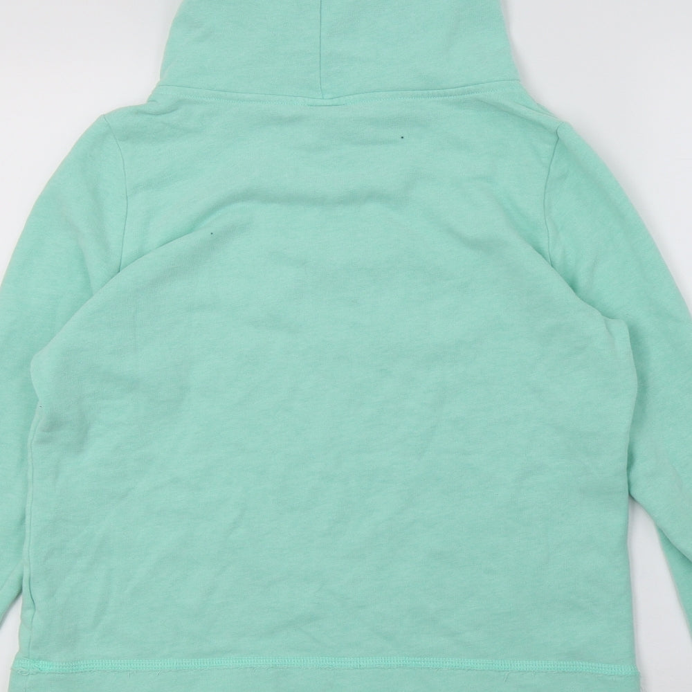 Hollister Womens Green  Jersey Pullover Hoodie Size M  - HCO Pacific merchants