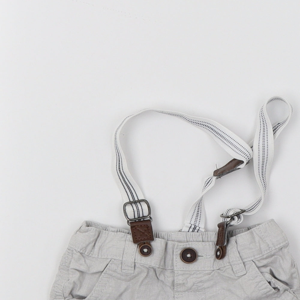 F&F Boys Grey   Cropped Trousers Size 6-9 Months