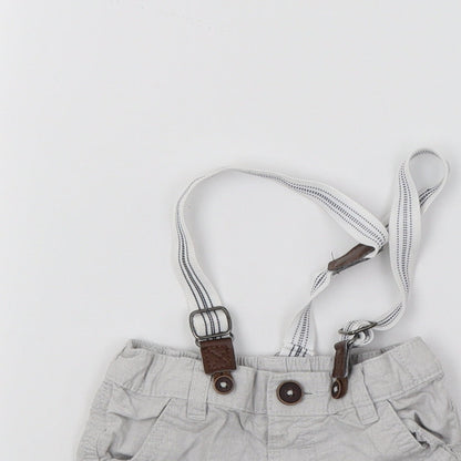 F&F Boys Grey   Cropped Trousers Size 6-9 Months