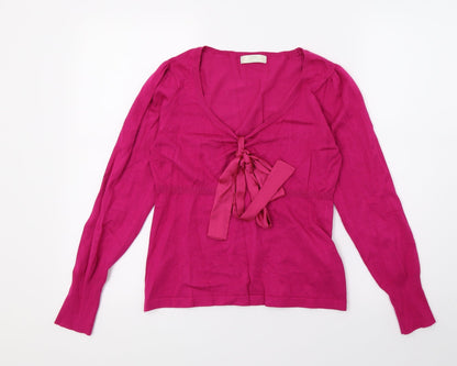 Marks and Spencer Womens Purple  Knit Pullover Jumper Size 8