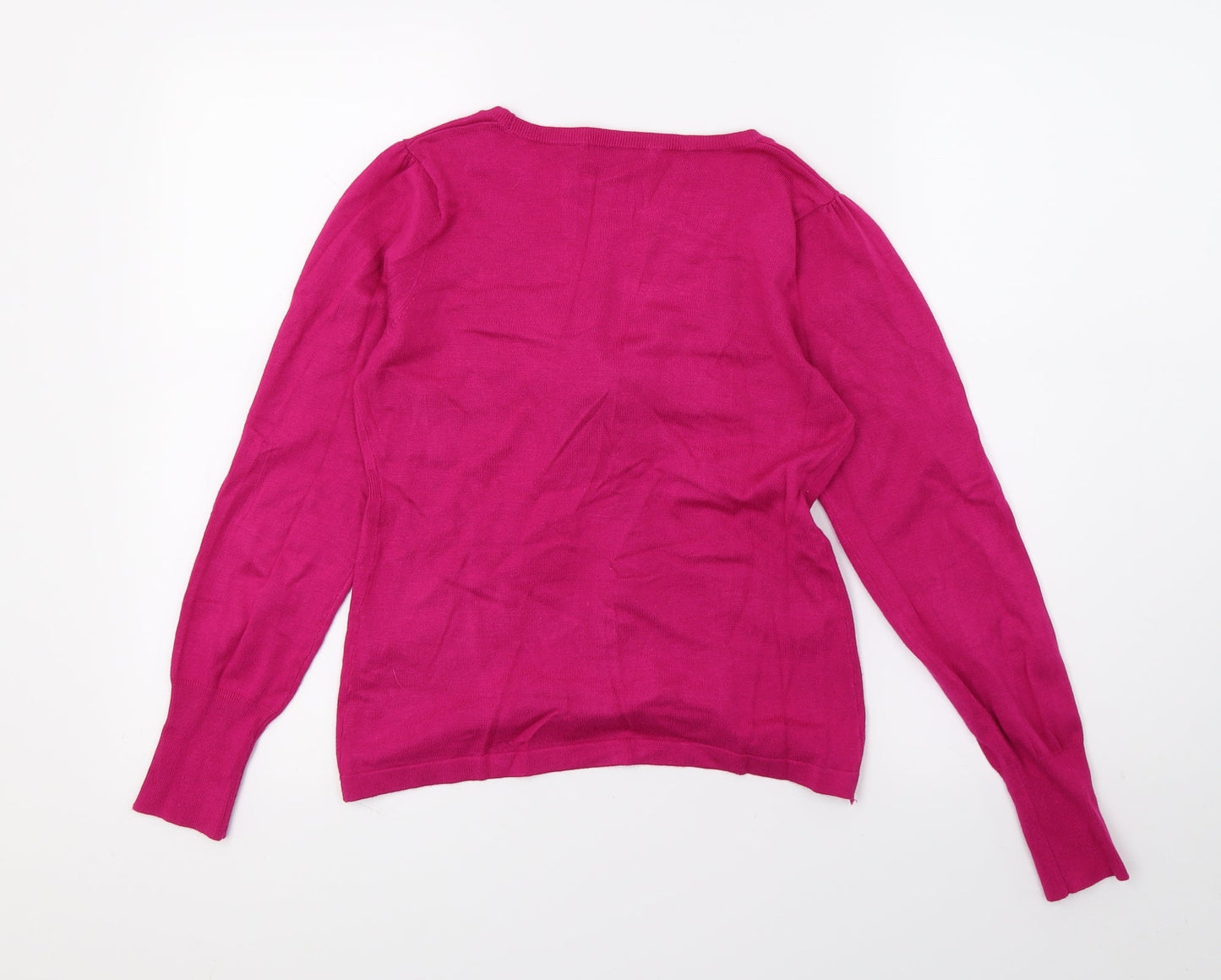 Marks and Spencer Womens Purple  Knit Pullover Jumper Size 8