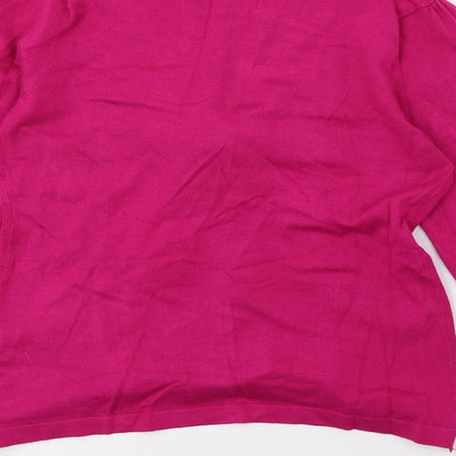 Marks and Spencer Womens Purple  Knit Pullover Jumper Size 8