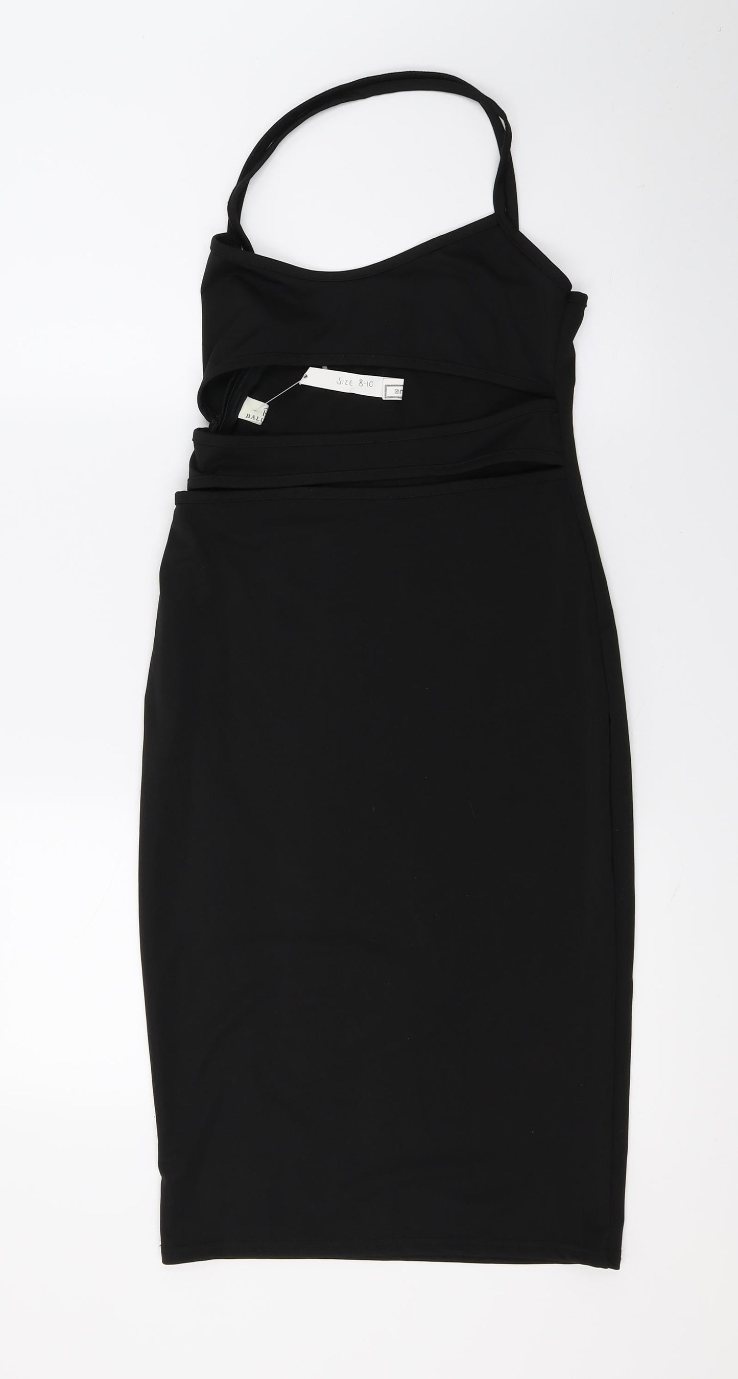 Baluoke Womens Black   Bodycon  Size 8  - Cut Out