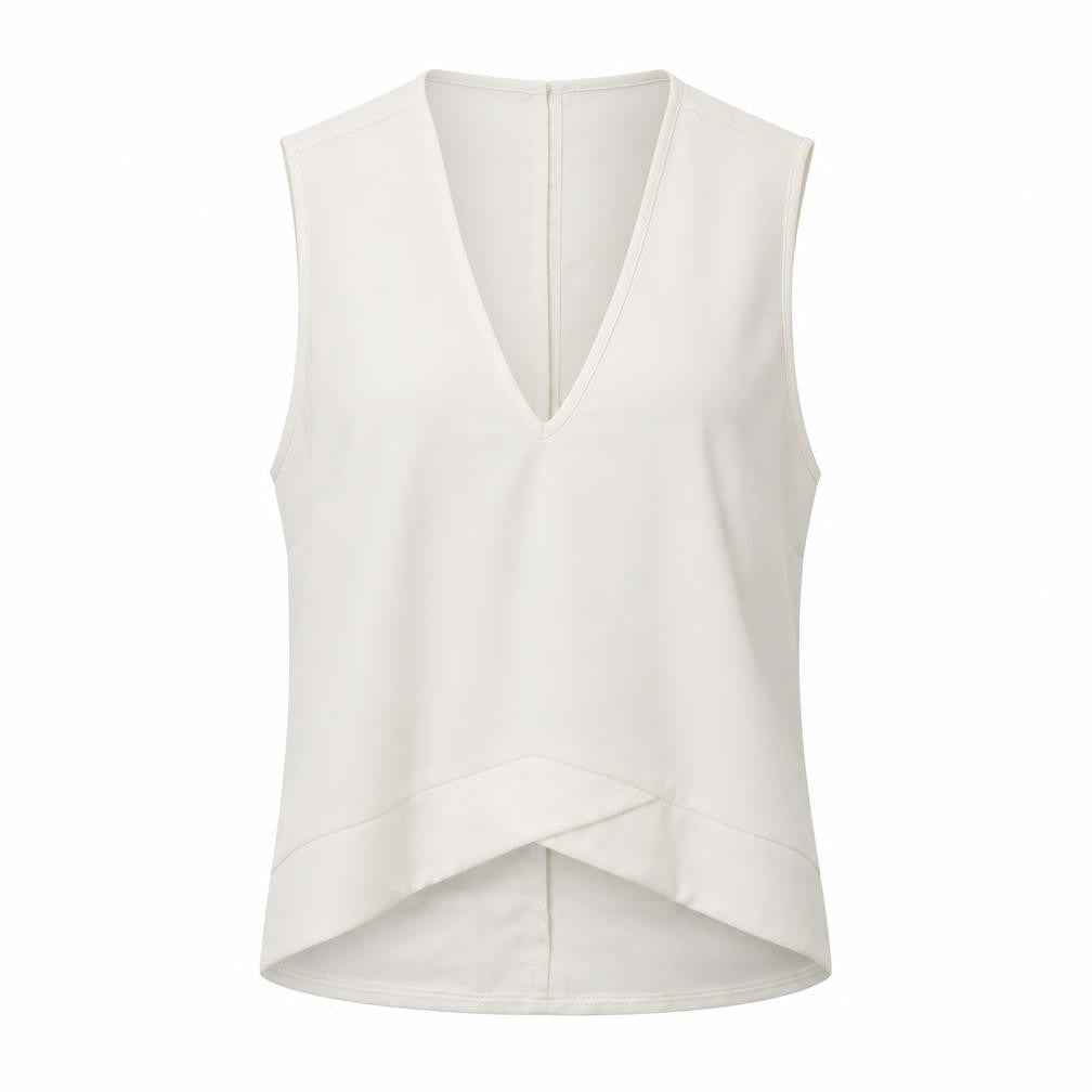 Womens UK Size 8 ASOS White Basic Blouse