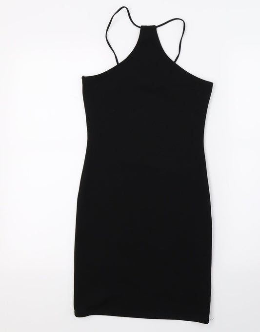 Missguided Womens Black  Jersey Bodycon  Size 4