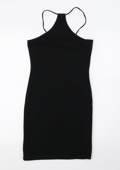 Missguided Womens Black  Jersey Bodycon  Size 4