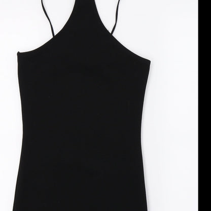 Missguided Womens Black  Jersey Bodycon  Size 4