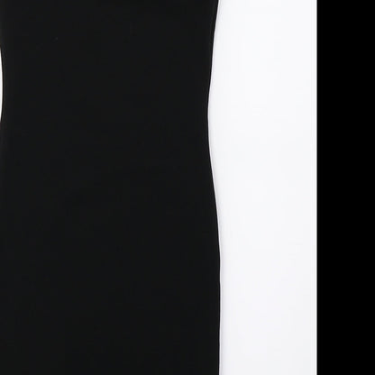 Missguided Womens Black  Jersey Bodycon  Size 4