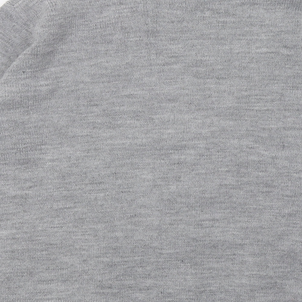 Choice Womens Grey  Knit Cardigan Jumper Size L
