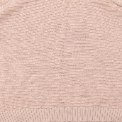 Select Womens Pink  Knit Pullover Jumper Size 16  - Distressed