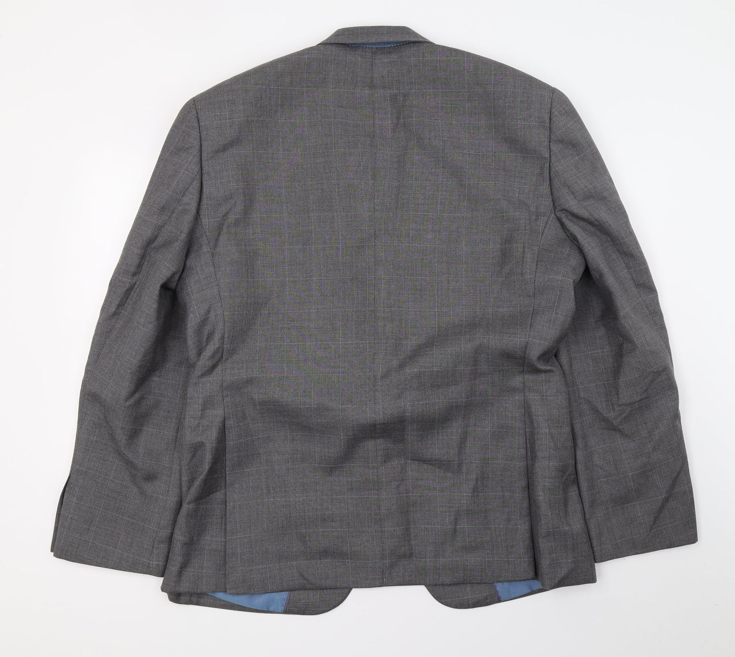Mens UK Size L Cedar Wood State Regular Grey Suit Jacket