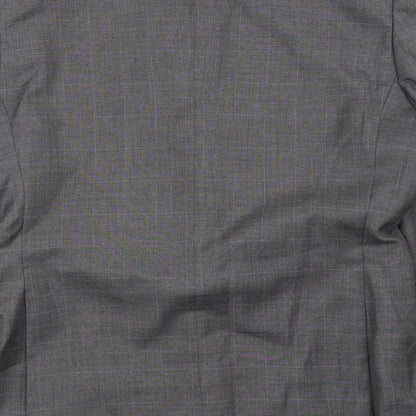 Mens UK Size L Cedar Wood State Regular Grey Suit Jacket