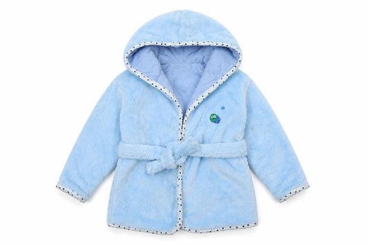 Early Days Boys Blue Colourblock Microfibre Cami Robe Size 6-9 Months