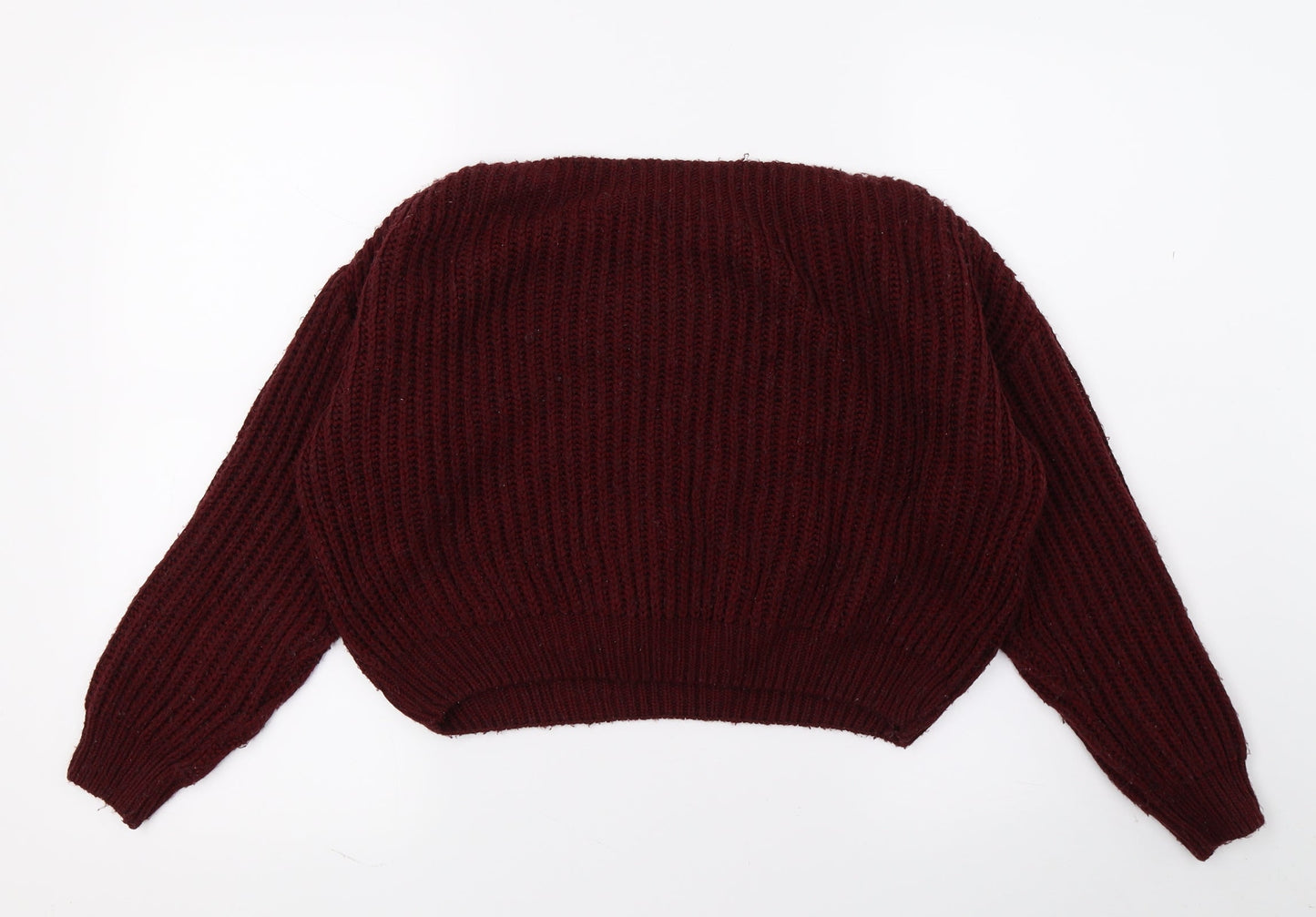 New Look Girls Red  Knit Pullover Jumper Size 12-13 Years