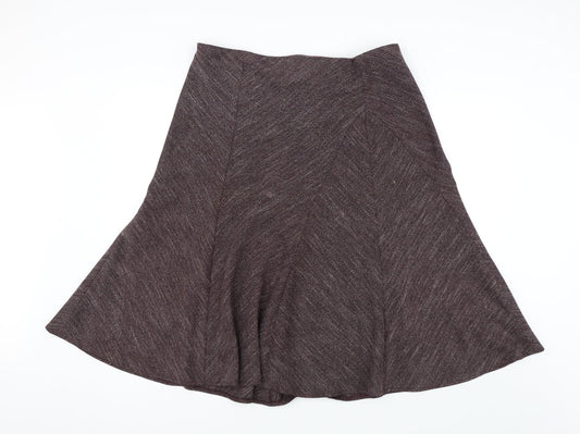 BHS Womens Purple   Swing Skirt Size 38 in