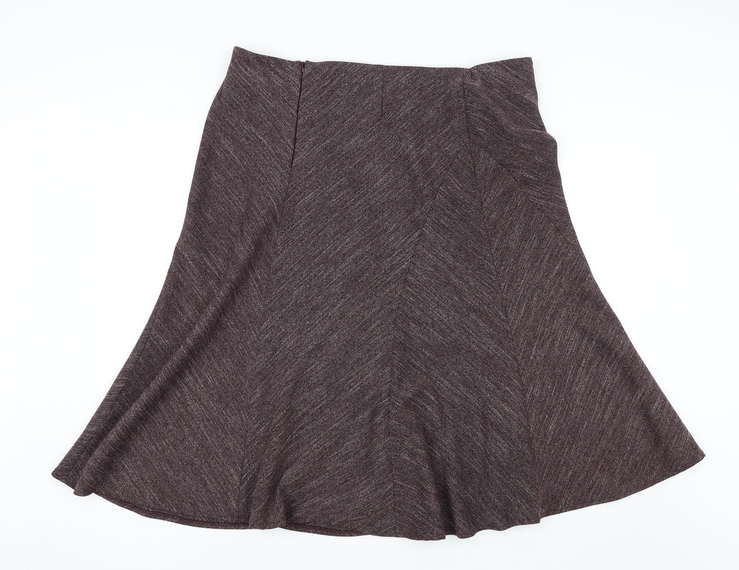 BHS Womens Purple   Swing Skirt Size 38 in