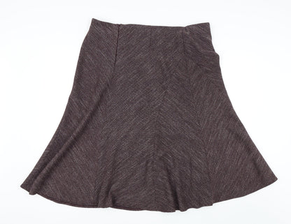 BHS Womens Purple   Swing Skirt Size 38 in