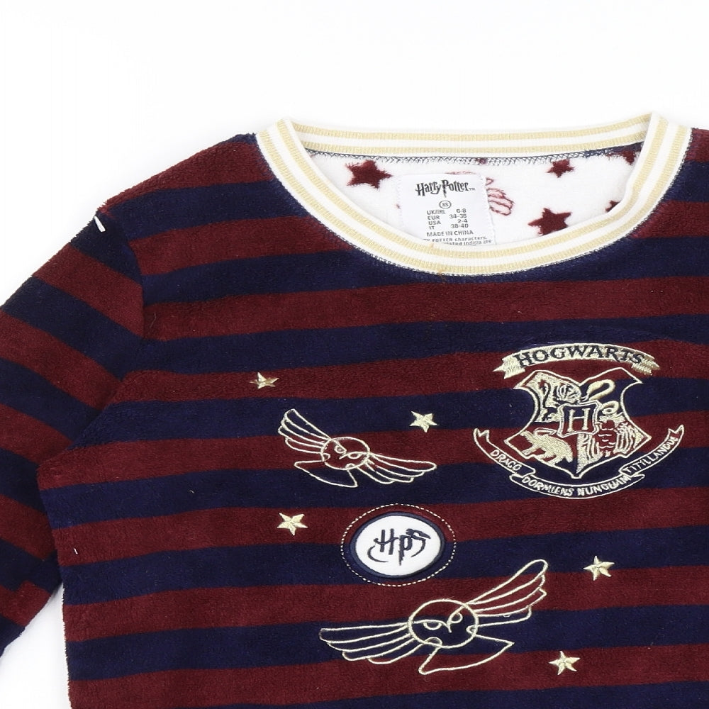 Love to Lounge Womens Blue Striped  Top Pyjama Top Size XS  - Harry Potter