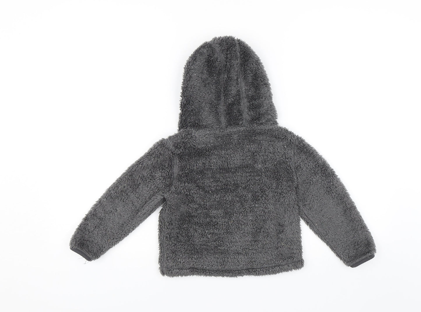 Higear Girls Grey   Pullover Hoodie Size 3-4 Years
