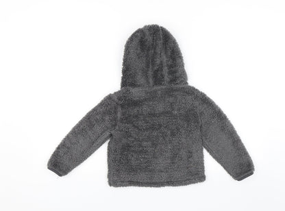 Higear Girls Grey   Pullover Hoodie Size 3-4 Years