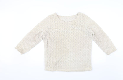 George Womens White   Pullover Jumper Size 8
