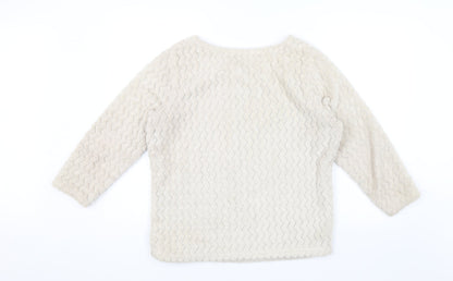 George Womens White   Pullover Jumper Size 8