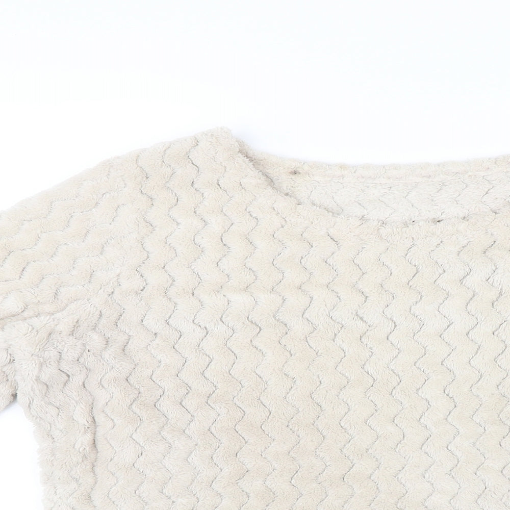 George Womens White   Pullover Jumper Size 8