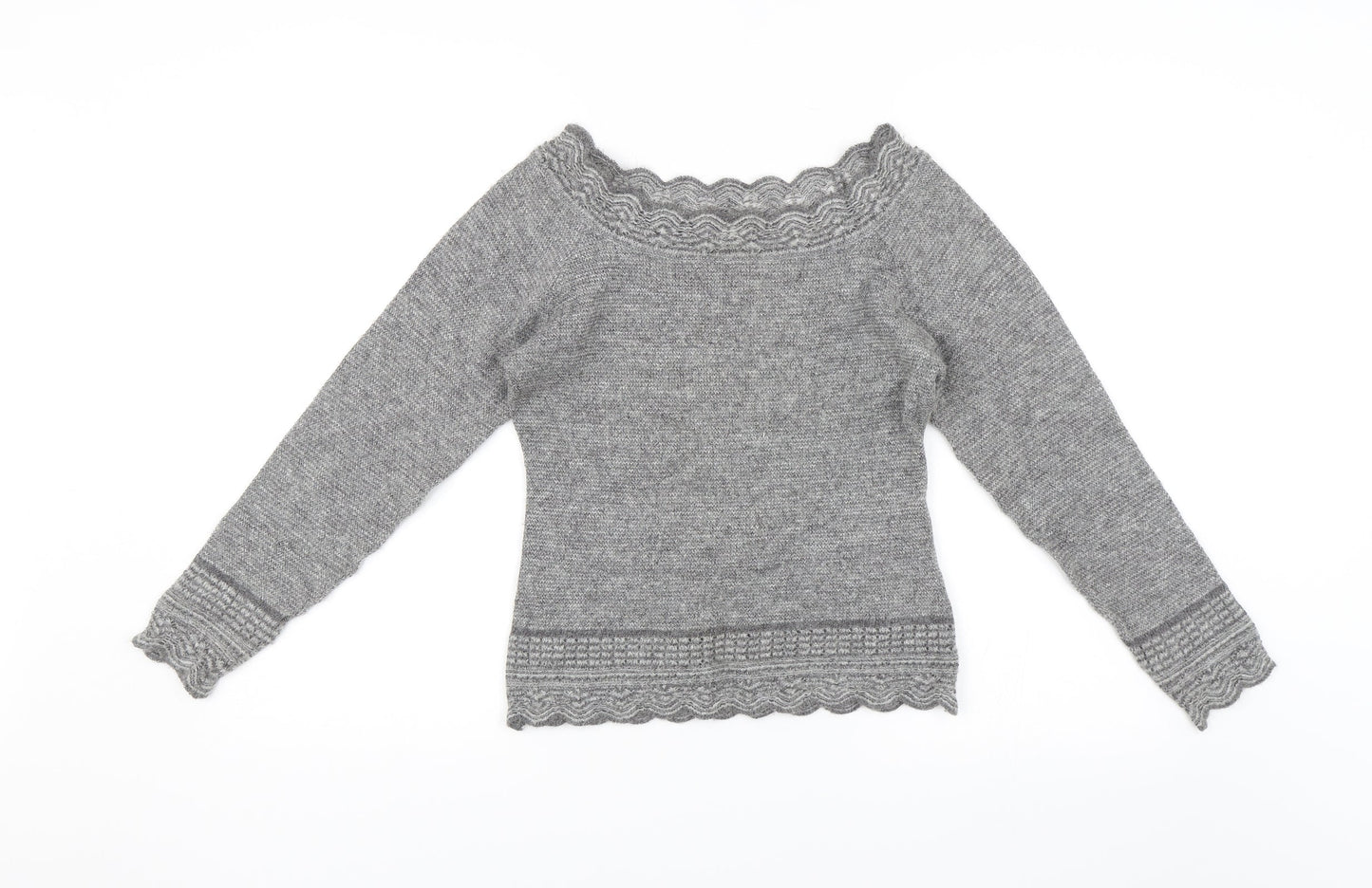 Together Womens Grey   Pullover Jumper Size 12