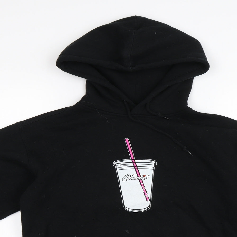 Preworn Womens Black   Pullover Hoodie Size S  - Charli