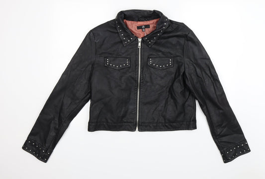 Missguided Womens Black   Jacket  Size 14