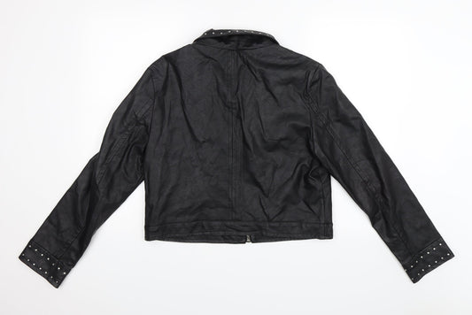 Missguided Womens Black   Jacket  Size 14