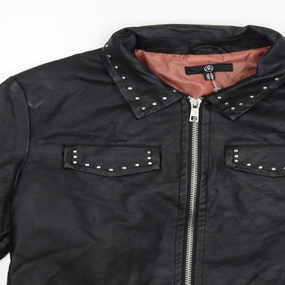 Missguided Womens Black   Jacket  Size 14