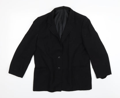 Mens UK Size 40 Preowrn Black Jacket