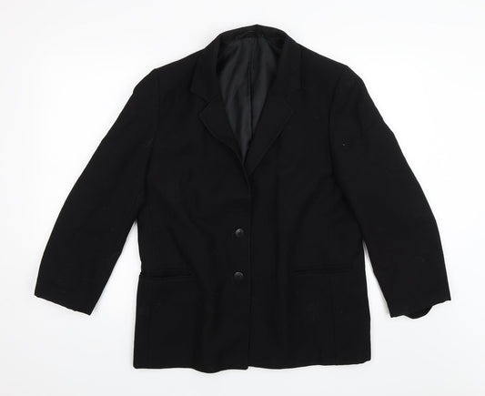 Mens UK Size 40 Preowrn Black Jacket