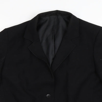 Mens UK Size 40 Preowrn Black Jacket