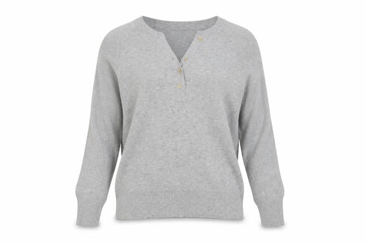 Peyton Primrose Womens Grey   Pullover Jumper Size M