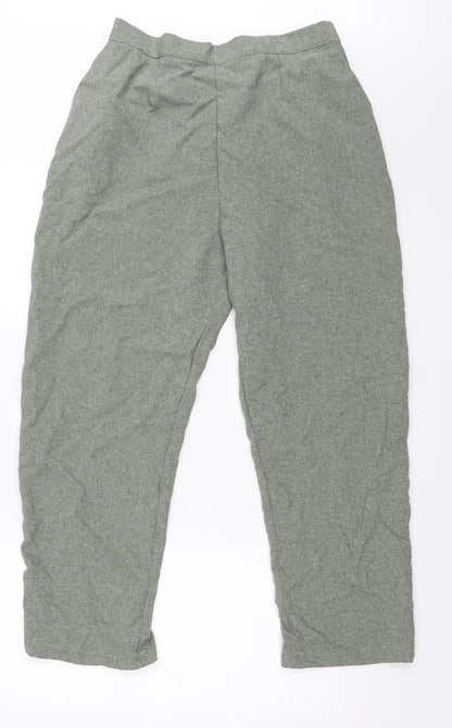 Womens UK Size 18 Preworn Regular Fit  Green Trousers