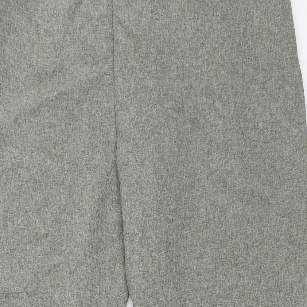 Womens UK Size 18 Preworn Regular Fit  Green Trousers