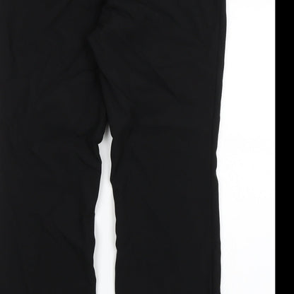 Womens UK Size 14 Papaya Regular Fit Dress Pants Black Trousers