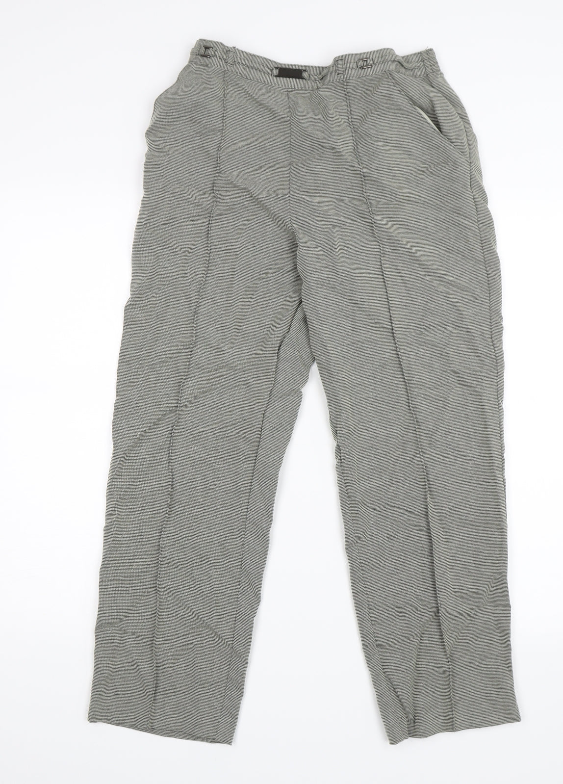 Womens UK Size 10 M&S Regular Fit  Grey Trousers