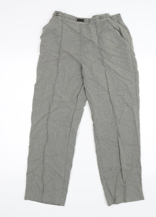 M&S Womens Grey   Trousers  Size 10 L25 in